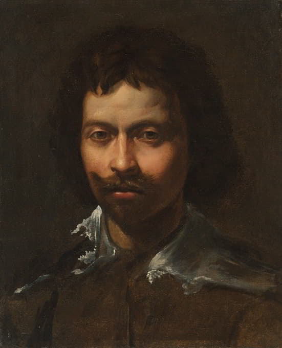 Follower Of Simon Vouet - Portrait of the artist