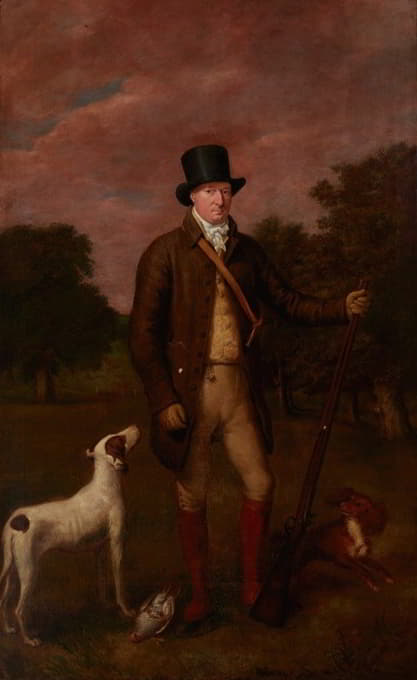亨利·霍斯特·亨利（1766-1833）与狗的肖像