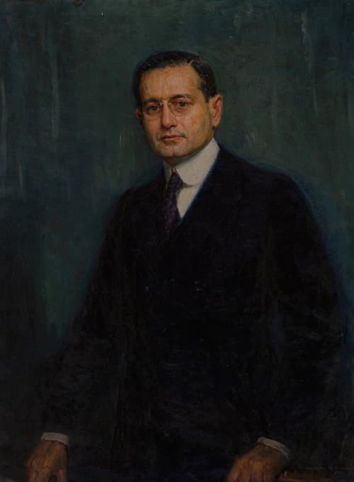 Joseph Kleitsch - Portrait of Charles F.W. Nichols