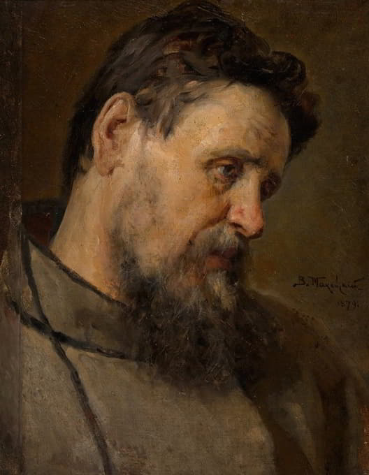 革命家亚历山大·索洛维耶夫的画像