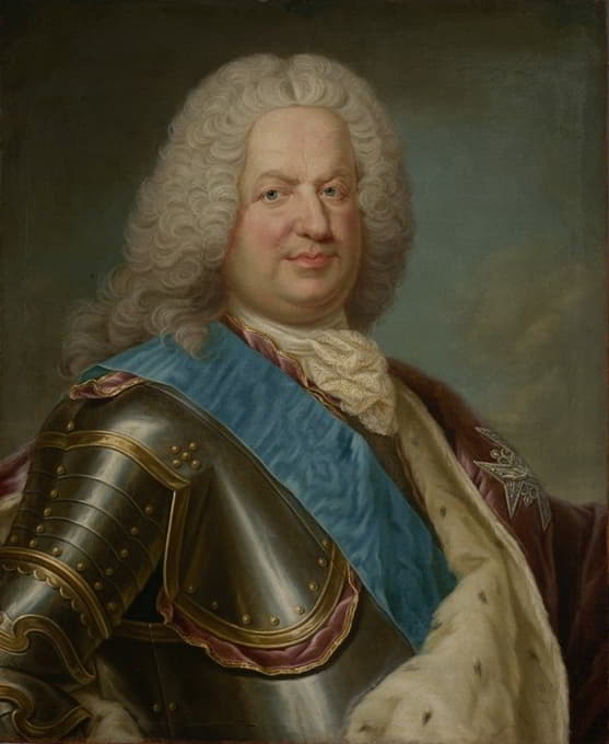 Jean Girardet - Portrait of Stanislaus Leszczyński (1677–1766))