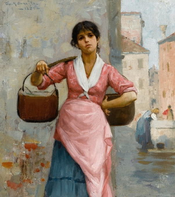 George Henry Clements - The Water Girl
