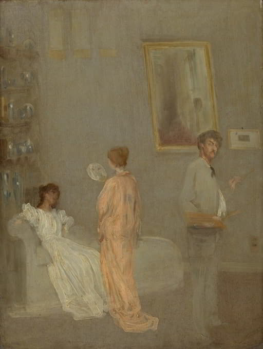 James McNeill Whistler - The Artist in His Studio