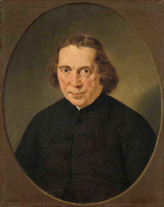 Adriaan de Lelie - Portrait of Jan Nieuwenhuyzen