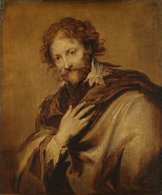After Anthony van Dyck - Portrait of Peter Paul Rubens (1577-1640)