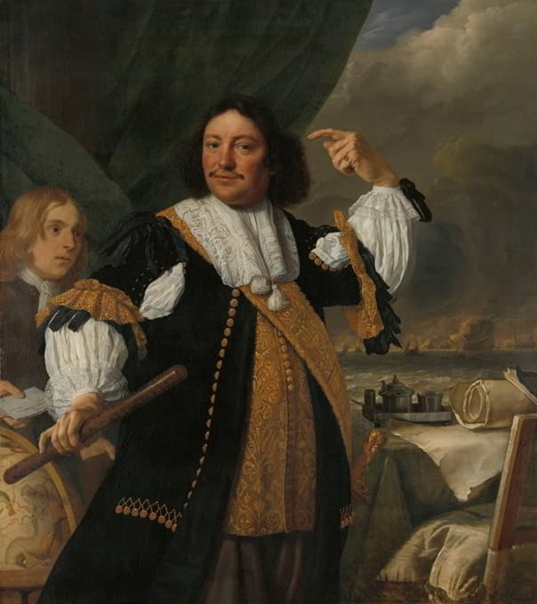 Bartholomeus van der Helst - Aert van Nes (1626-1693), Vice Admiral