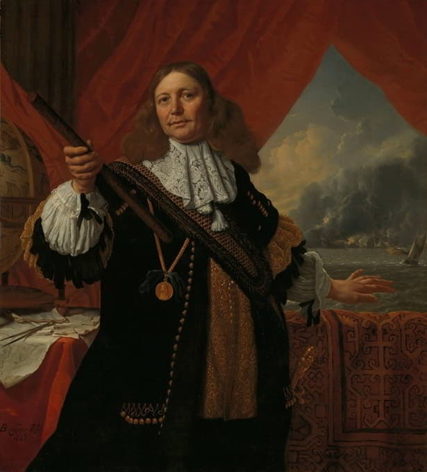 Bartholomeus van der Helst - Johan de Liefde (ca. 1619-73), Vice-Admiral
