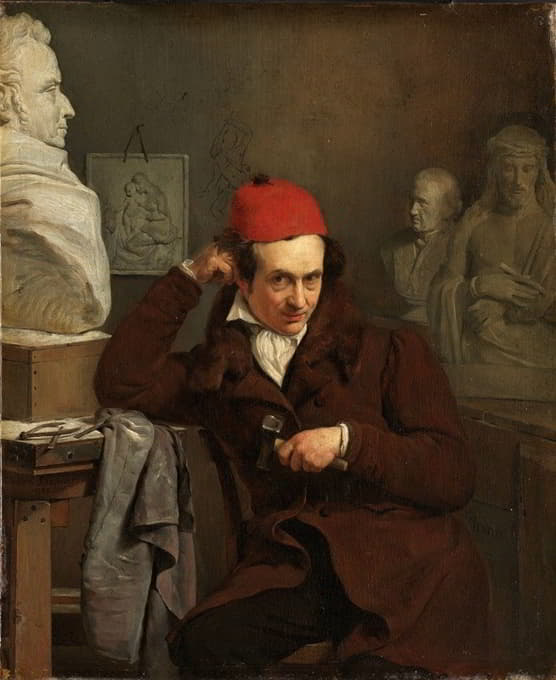 Charles van Beveren - Portrait of Louis Royer