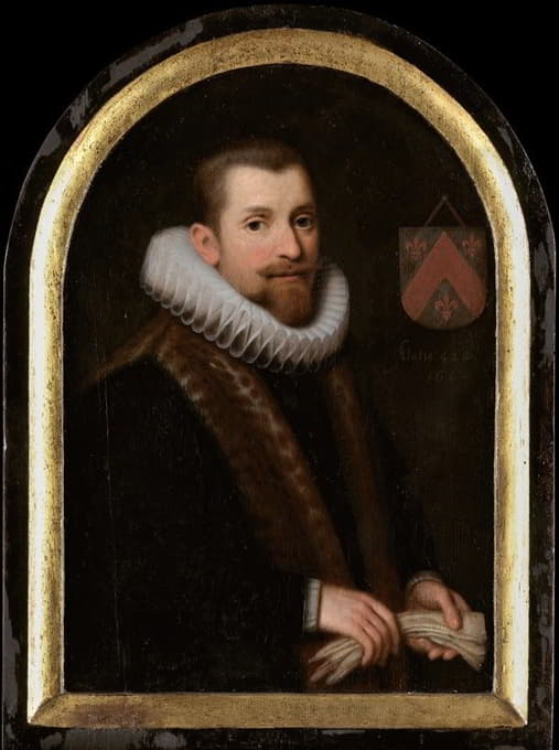 Cornelis Engelsz. - Portrait of Floris Gerritsz van Schoterbosch (c. 1562-1618)