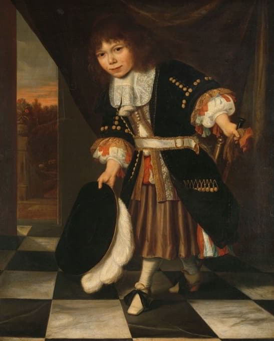 一个男孩的肖像，叫做范内斯海军上将的儿子
