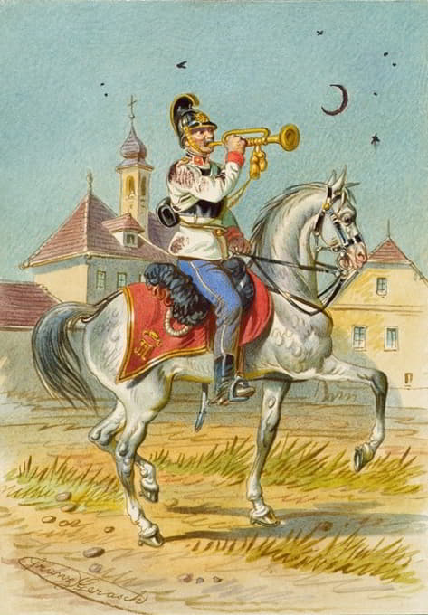Franz Gerasch - Soldat zu Pferd 2