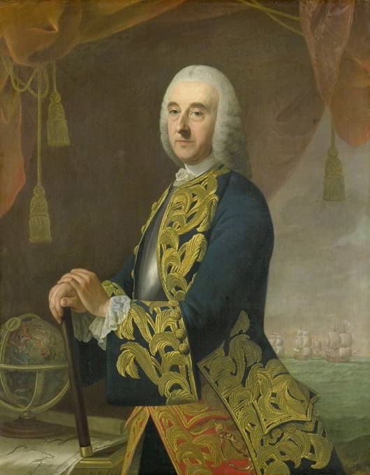 Guillaume de Spinny - Portrait of Vice-Admiral Hendrik Lijnslager, Son of Harmen Lijnslager and Judith Allijn