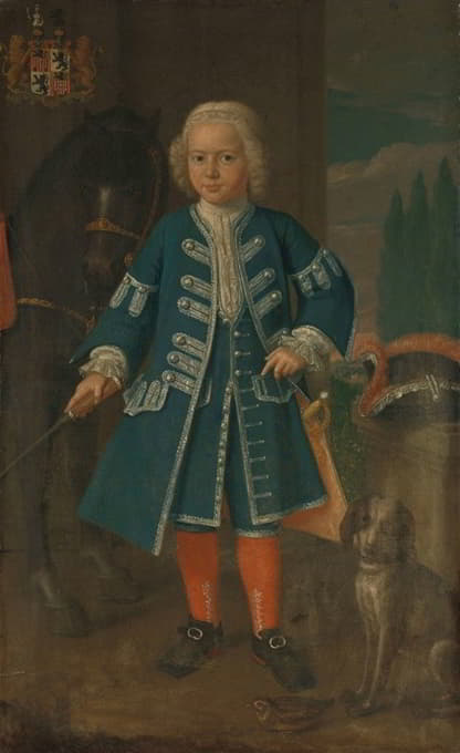 六岁时巴比伦王迪德里克·范·赫默特的肖像