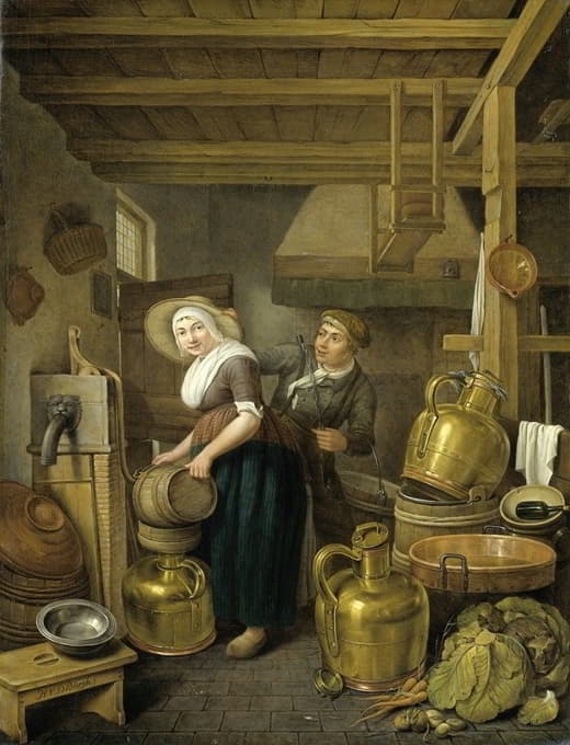 Hendrick van der Burgh - After Milking Time