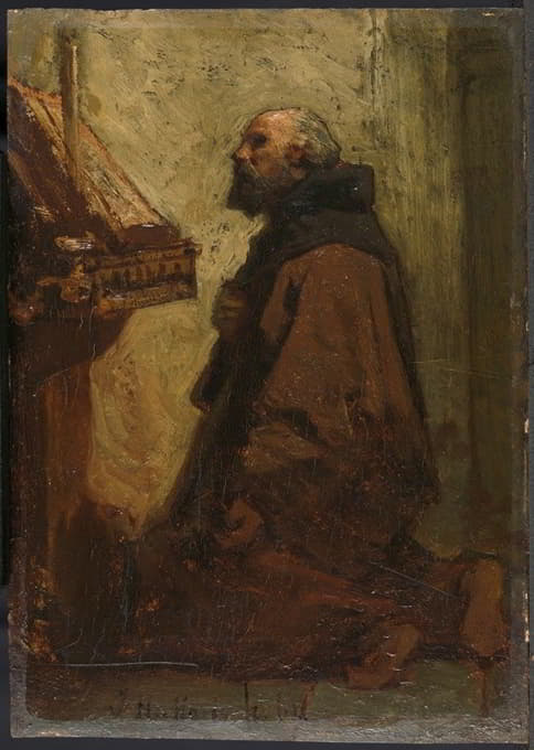 Jacob Maris - Praying Monk (Monk at his Devotions)