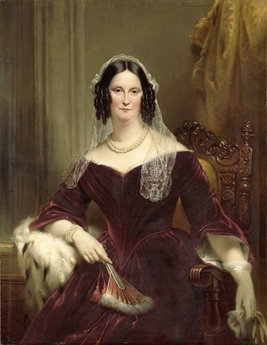 迪尤克·方丹（1800-79），阿德里安·范德霍普的第二任妻子（1834年结婚）