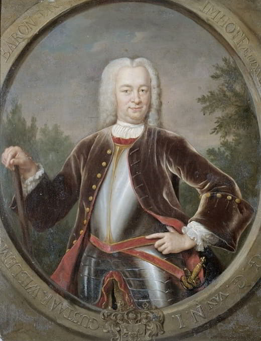 荷兰东印度总裁范因霍夫男爵古斯塔夫·威廉的肖像