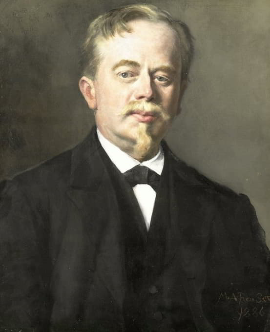 Maria Alexandrina Reuss - Portrait of Augustus Allebé (1838-1927)