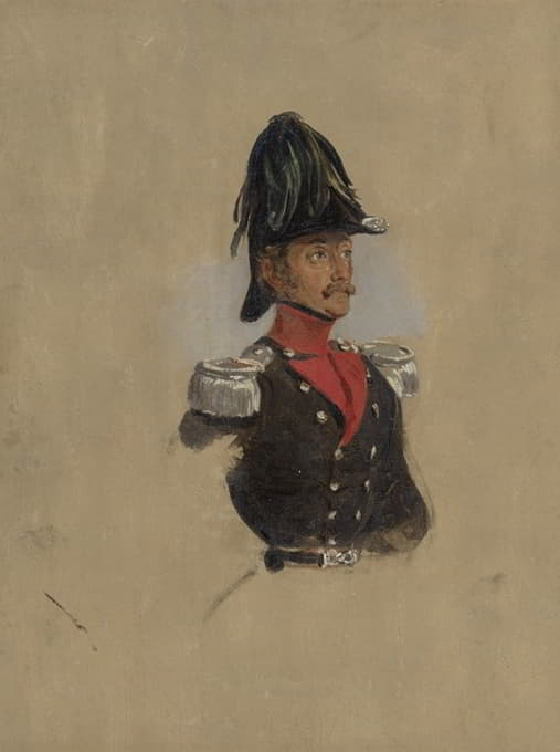 J.J.P.van Munnick船长的肖像研究