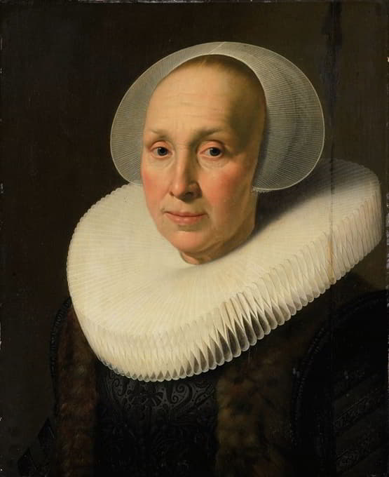 Nicolaes Eliasz. Pickenoy - Portrait of Margriet Benningh (1565-1641)
