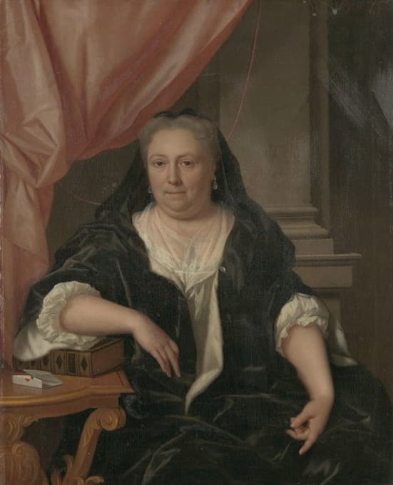 玛丽亚·范·西特斯（1684-1752）的肖像，卡斯帕·阿德里安·帕杜恩的妻子