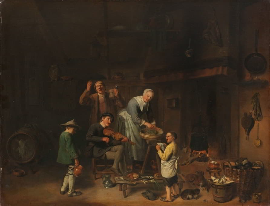Pieter Duyfhuysen - Peasant Family Singing