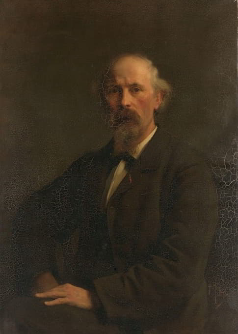 艺术画家彼得·斯托滕贝克（1828-1898）肖像