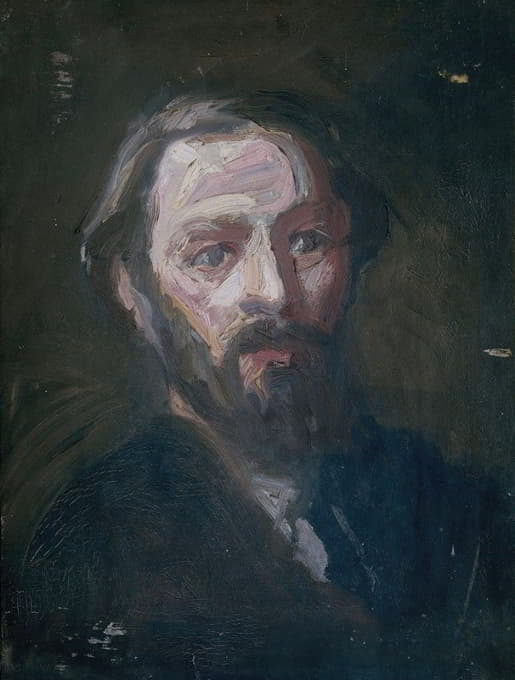 雕塑家皮尔·潘德尔的肖像（1864-1919）
