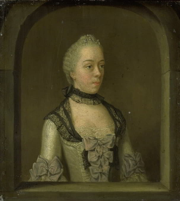 约阿希姆·伦多普的妻子威廉敏娜·希尔莱贡达·舒伊特的肖像