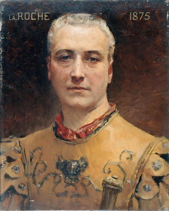 Aimé Morot - Portrait de Jules Laroche (1841-1925), sociétaire de la Comédie-Française, en costume de scène