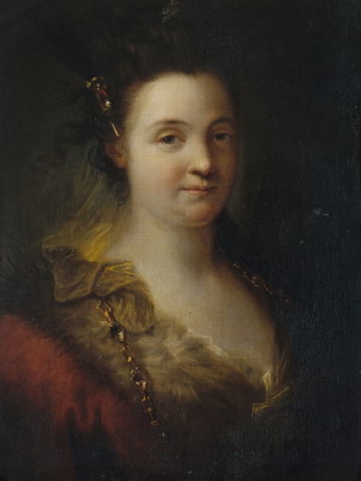 Alexis Grimou - Mademoiselle Duclos (Marie-Anne de Châteauneuf, 1670-1748, dite), sociétaire de la Comédie Française