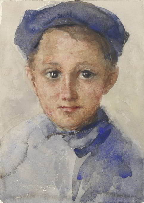 Bramine Hubrecht - Portret van een jongetje