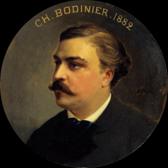 查尔斯·博迪尼尔肖像（1844-1911），法国喜剧收银员。