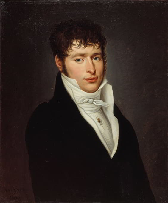 据说是歌剧喜剧的第一位歌手让·埃莱维奥（1769-1842）的肖像