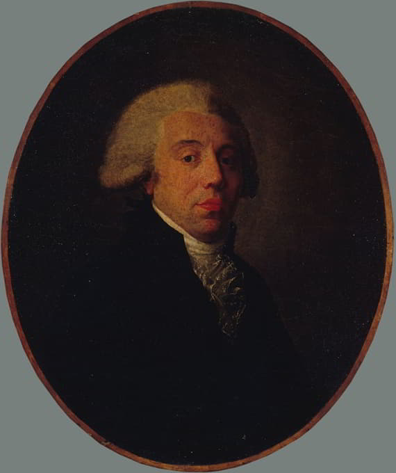 Eustache François Duval - Portrait d’homme, époque révolutionnaire.