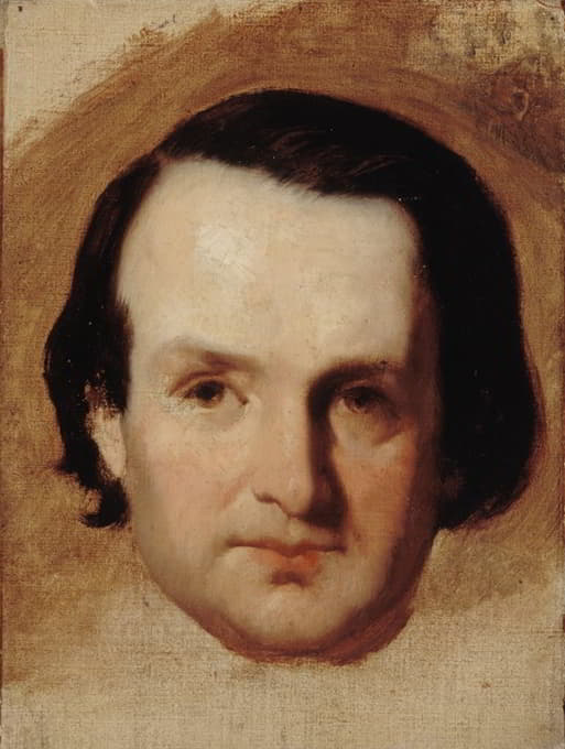 维克多·雨果肖像（1802-1885），埃克里万