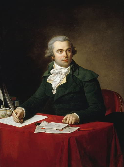 Jean-Louis Laneuville - Portrait de Jules-François Paré, président du tribunal du IVe arrondissement, ministre de l’Intérieur de 1793 à 1794