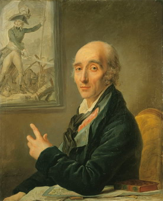 卡斯蒂格利翁公爵法兰西元帅皮埃尔·弗朗索瓦·查尔斯·奥杰罗（1757-1816）画像