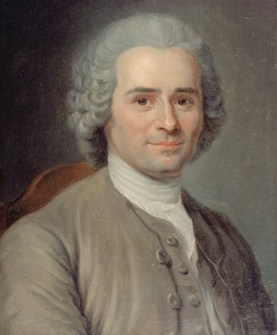 作家、哲学家卢梭肖像（1712-1778）