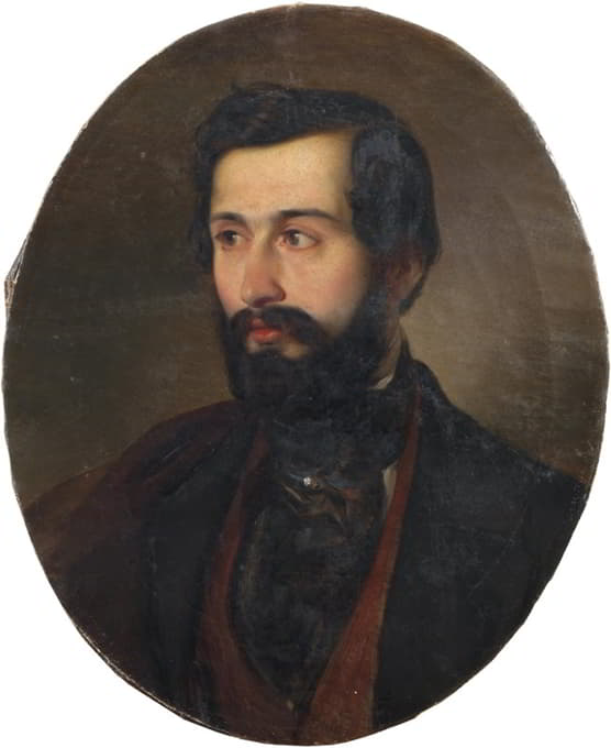 Alajos Györgyi Giergl - Portrait of a Man