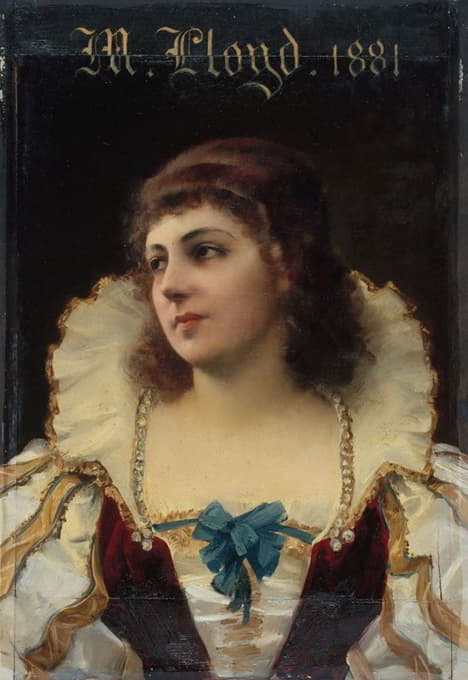 劳埃德小姐的肖像（玛丽·埃米莉·乔利，1842-1897年，迪特），法国喜剧协会会员。