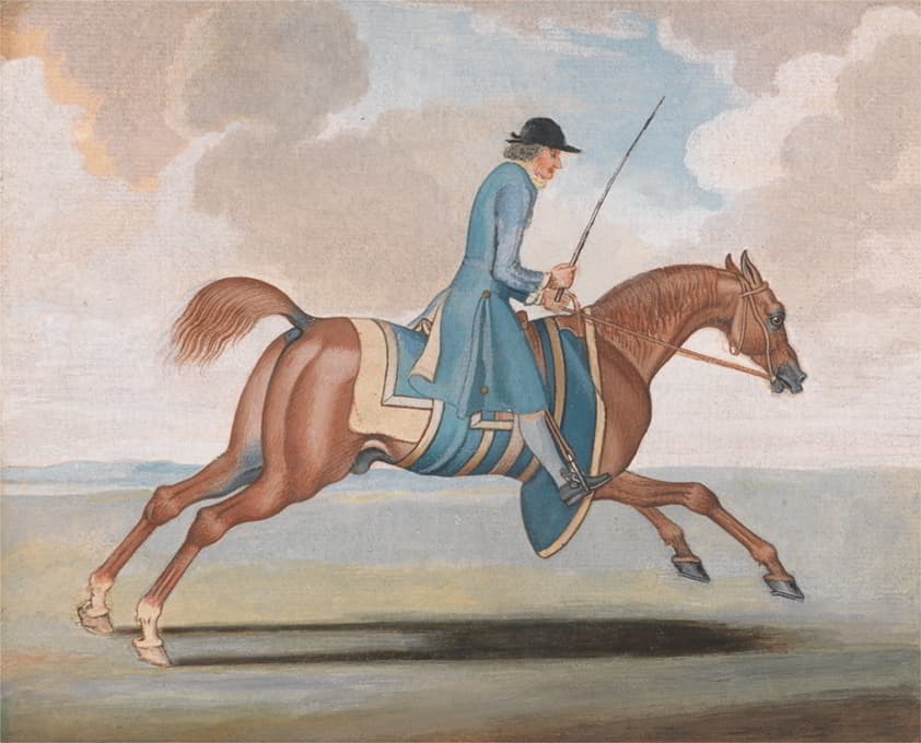 James Seymour - Racehorse at Exercise, Ridden by a Training-Groom.
