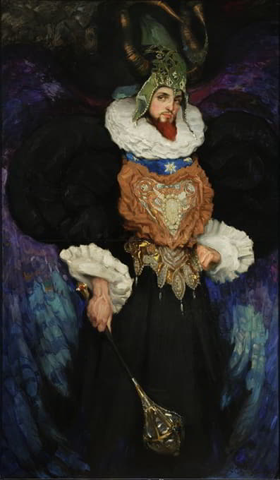 Kazimierz Stabrowski - Portrait of Bronisław Brykner in fanciful costume