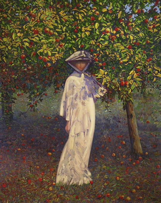 Leon Kamir-Kaufmann - Lady in the garden – Autumn