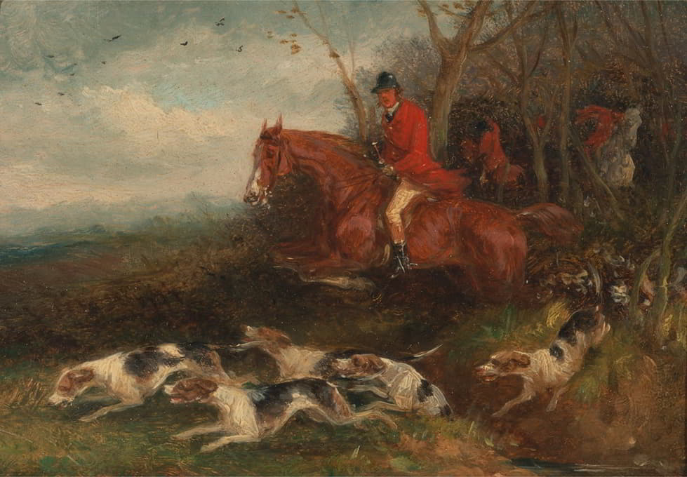 William J. Shayer - Foxhunting; Breaking Cover