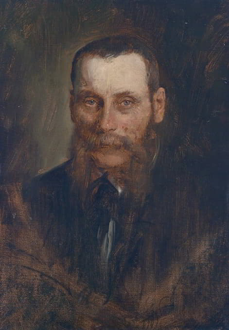 Franz von Lenbach - Portrait Georg Plach