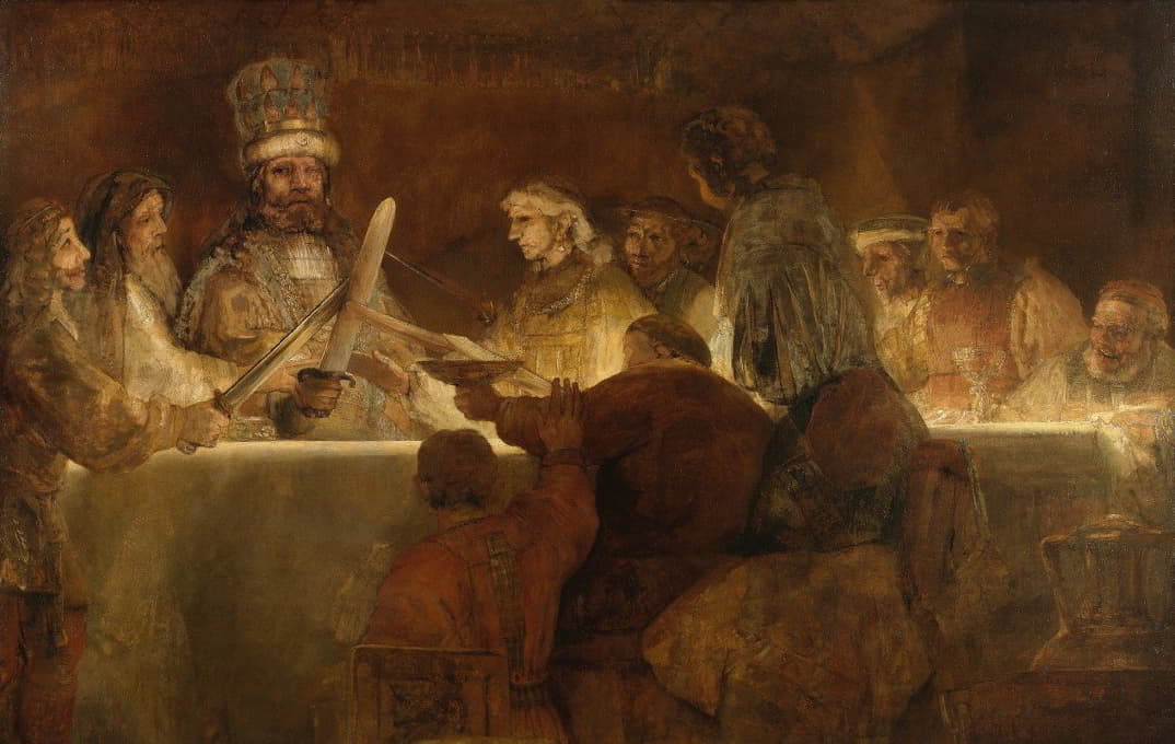 Rembrandt van Rijn - The Conspiracy of the Batavians under Claudius Civilis