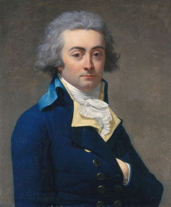 Jean-Louis Laneuville - Portrait de Marie-Jean Hérault de Séchelles (1759-1794)