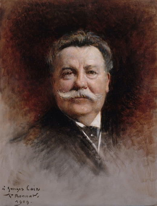 乔治·凯恩肖像画（1853-1919），画家和文学家