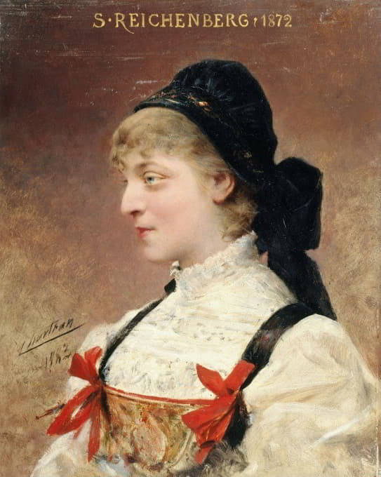 苏珊娜·赖琴伯格肖像（1853-1924），法国喜剧协会会员